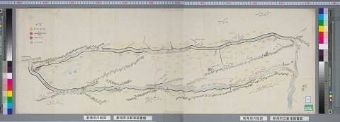 新発田川絵図