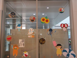 ガラス面展示1