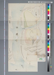 信濃川御番所舟着場絵図