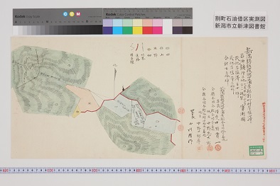 割町石油借区実測図